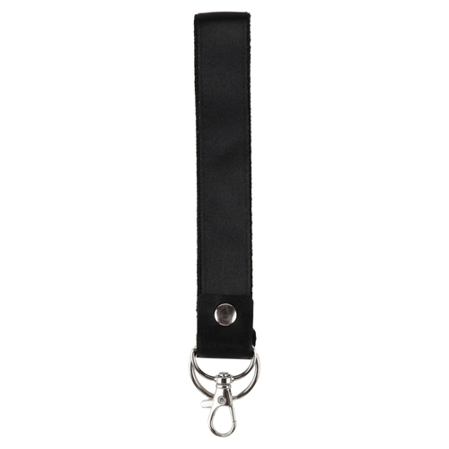Essentials Brand Unisex Adult Black Polyester Wristlet Ribbbon Lanyard EasyOptionXY LLC