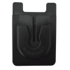Lock-It Black: Exchangeable Phone Wallet, Velcro, Wireless Charging, Fits Standard Grips EasyOptionXY LLC