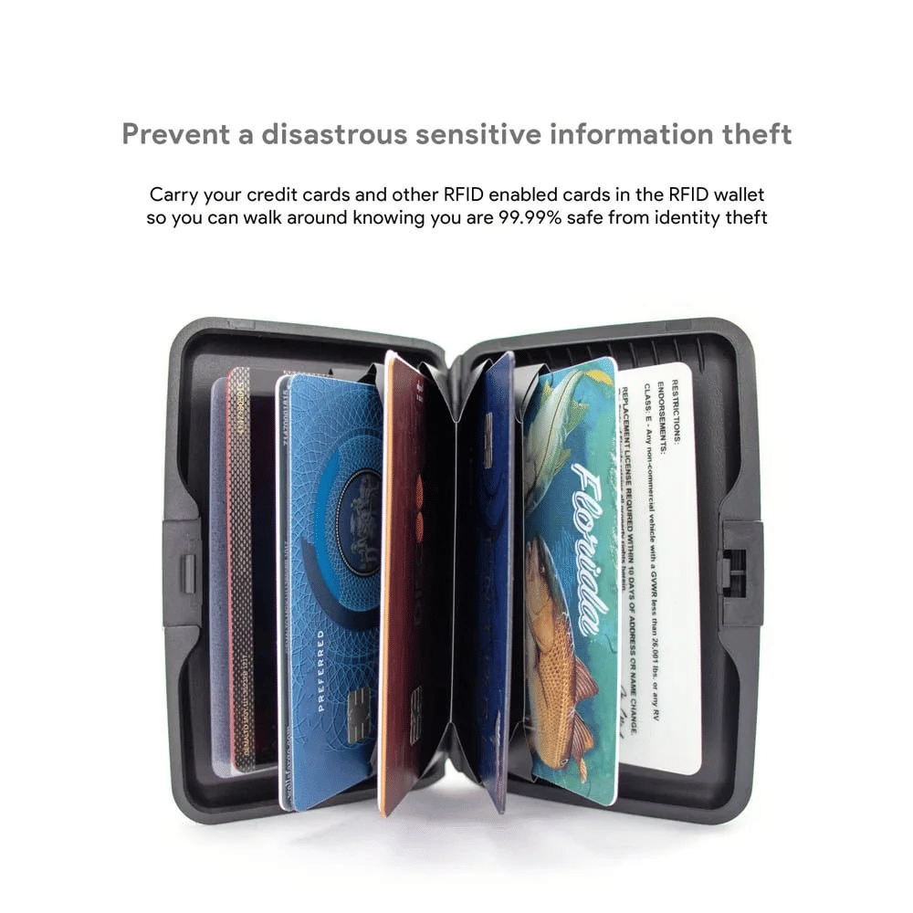 19V69 Italia Geo Triangles RFID Blocking Wallet - Prevent Identity Theft EasyOptionXY LLC