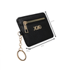 XOXO Women's Mini Black Saffiano Leather Key Card ID Coin Case Wallet EasyOptionXY LLC