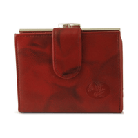 Julia Buxton Women's Heiress Double Cardex Leather, Red EasyOptionXY LLC