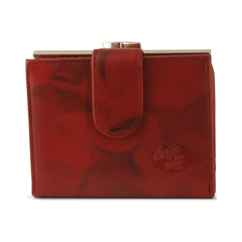 Julia Buxton Women's Heiress Double Cardex Leather, Red EasyOptionXY LLC