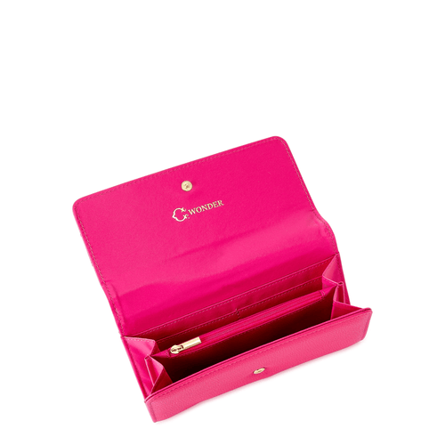 C. Wonder Women's Adult Kristie Flap Clutch Wallet in Gift Box Bright Azalae EasyOptionXY LLC