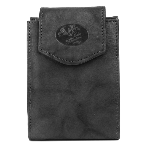 Julia Buxton Women's Heiress Convertible Billfold Leather, Black EasyOptionXY LLC