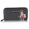 Disney Women's Minnie Mouse Zip Around Wallet, Black EasyOptionXY LLC