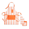 Better Homes & Garden Farma Apron, Oven Mitt and Potholder Set, Pumpkin, 3 Piece EasyOptionXY LLC