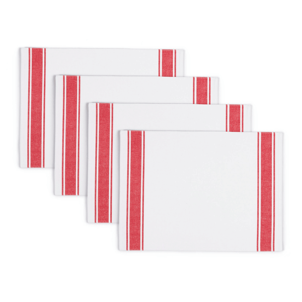 Better Homes & Gardens Farma Bistro Placemat, Red, 4 Piece, Available in Multiple Colors EasyOptionXY LLC
