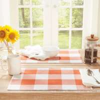 Better Homes & Gardens Farma Placemat, Pumpkin, 4 Piece, Available in Multiple Colors EasyOptionXY LLC