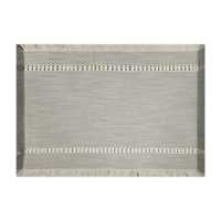 Better Home & Gardens Grey Fringe Placemat EasyOptionXY LLC