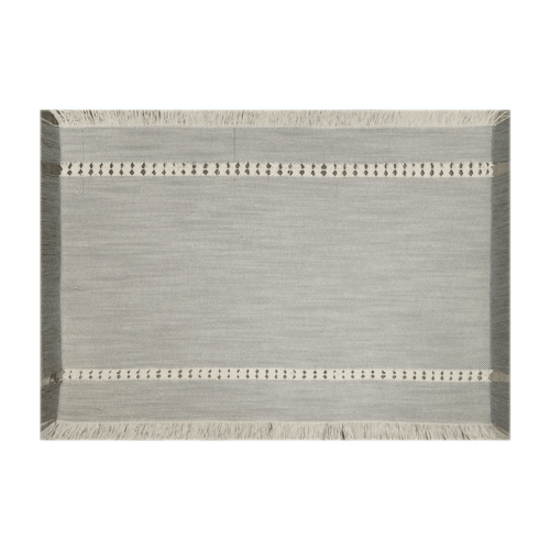 Better Home & Gardens Grey Fringe Placemat EasyOptionXY LLC