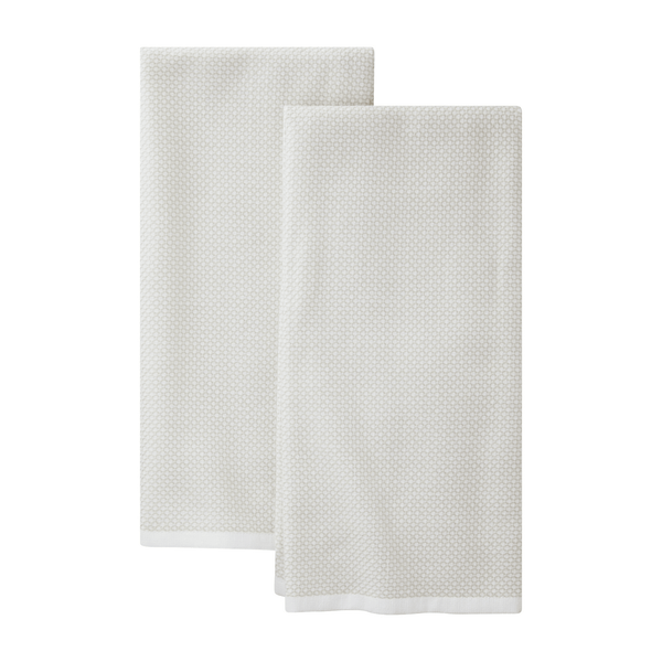 Better Homes & Gardens Papyrus-Beige Cotton-and-Polyester Woven Dual-Purpose Oversized Kitchen Towels 2 Pack EasyOptionXY LLC
