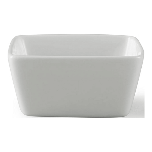 Better Homes & Gardens White Porcelain Square Dipped Bowl EasyOptionXY LLC