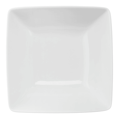 Better Homes & Gardens Loden Porcelain Square-Shaped Dinner Bowl, White EasyOptionXY LLC