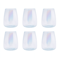 Better Homes & Gardens 19-Ounce Plastic Iridescent Wine Tumbler, 6-Pack EasyOptionXY LLC