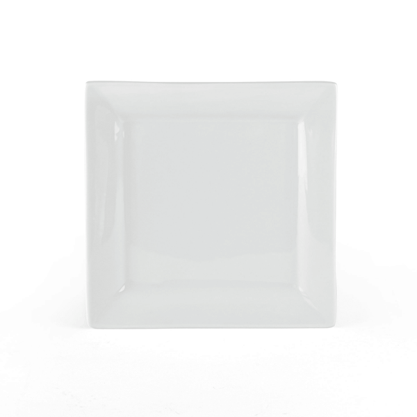 Better Homes & Gardens Square Porcelain Dinner Plates, White, Set of 6 EasyOptionXY LLC