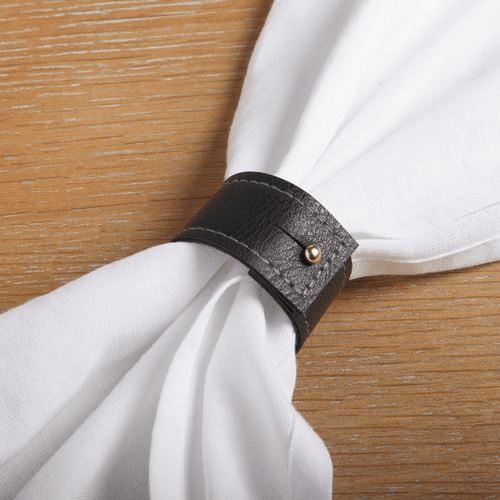 Better Homes & Garden Persia Napkin Rings, Black, 2"W x 1.25"L, 4 Pieces EasyOptionXY LLC