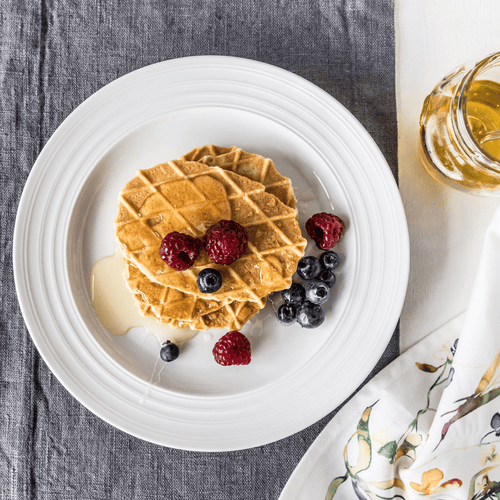 Better Homes & Gardens Textured Edge Salad Plates, White, Set of 4 EasyOptionXY LLC