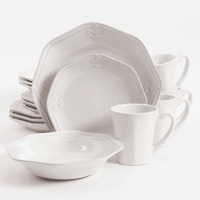 Better Homes & Gardens Country Crest Dinnerware, Set Of 16 EasyOptionXY LLC