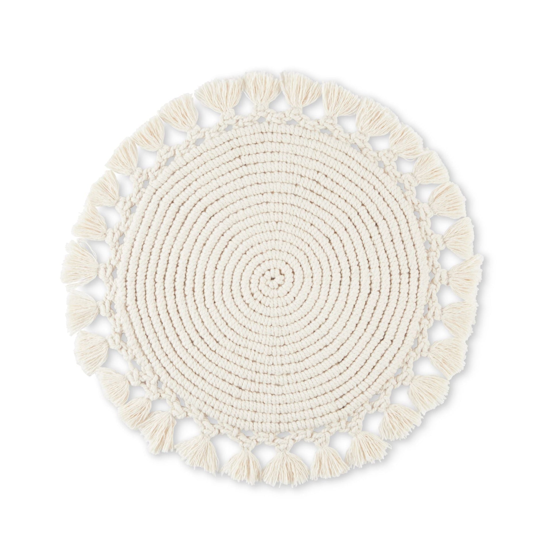 Better Homes & Garden Lauren Placemat, Natural, 16" Round, 1 Piece EasyOptionXY LLC