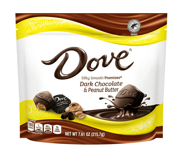 Dove Promises Peanut Butter & Dark Chocolate Candy - 7.61 oz Bag EasyOptionXY LLC