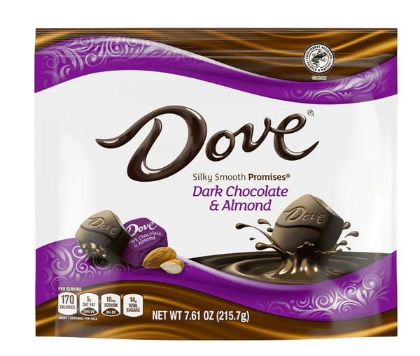 Dove Promises Dark Chocolate Almond Candy - 7.61 oz Bag EasyOptionXY LLC