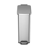 Better Homes & Gardens 7.9 Gallon Slim Trash Can, Stainless Steel Kitchen Step Trash Can EasyOptionXY LLC