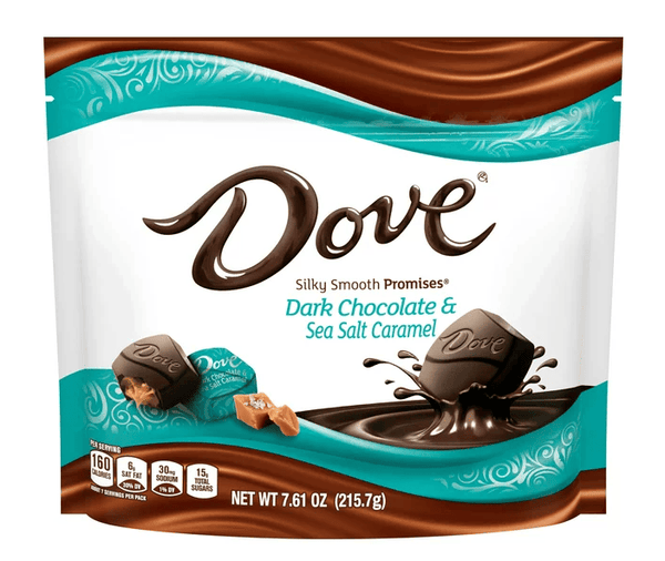 Dove Promises Sea Salt and Caramel Dark Chocolate Candy - 7.61 oz Bag EasyOptionXY LLC