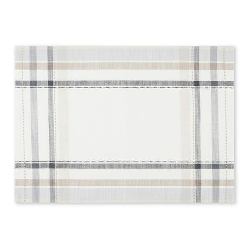 Better Homes & Garden Monday Plaid Placemat, Beige, 14"W x 20"L, 1 Piece EasyOptionXY LLC
