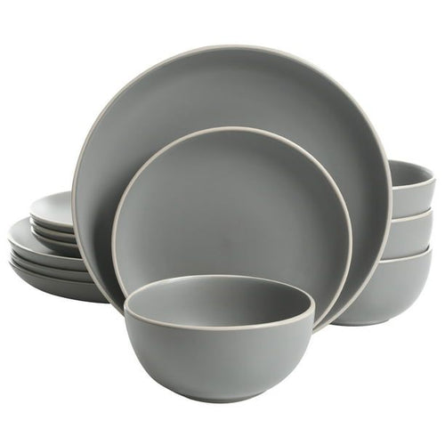 Better Homes & Gardens Zuri Matte 12-Piece Dinnerware Set EasyOptionXY LLC