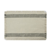 Better Homes and Gardens Jett Stripe Woven Placemat - Black and White - 14" x 20" EasyOptionXY LLC