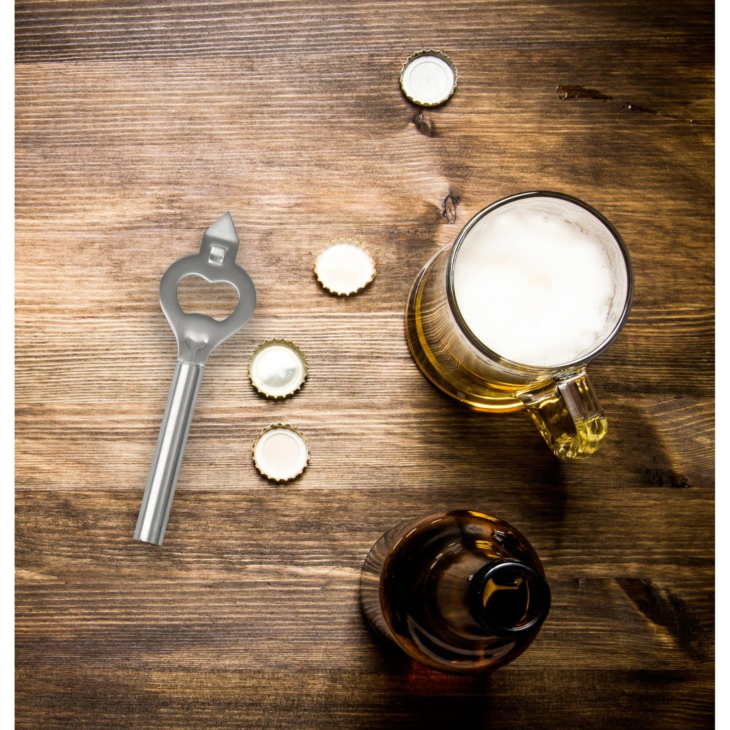 Better Homes & Gardens Stainless Steel Bottle Opener Silver EasyOptionXY LLC