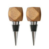Better Homes & Gardens Elegant Wine Bottle Stopper Aluminum and Wood, Brown and Silver 3.93" EasyOptionXY LLC