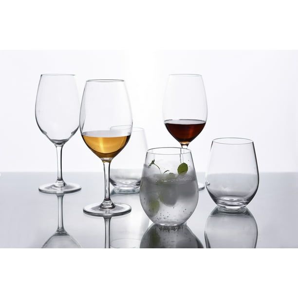 Better Homes & Gardens 19-Ounce Tritan Nuglass Stemless Wine Glass, Clear Shatter Resistant EasyOptionXY LLC