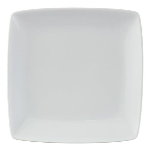 Better Homes & Gardens Loden Porcelain Square-Shaped Dinner Plate, White EasyOptionXY LLC