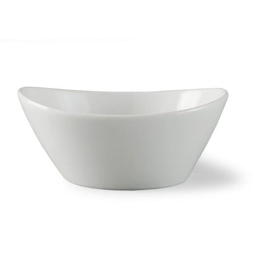 Better Homes & Gardens White Porcelain Wavy Serve Bowl EasyOptionXY LLC