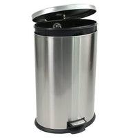 Better Homes & Gardens 10.5 Gallon Trash Can, Oval Kitchen Step Trash Can, Stainless Steel EasyOptionXY LLC