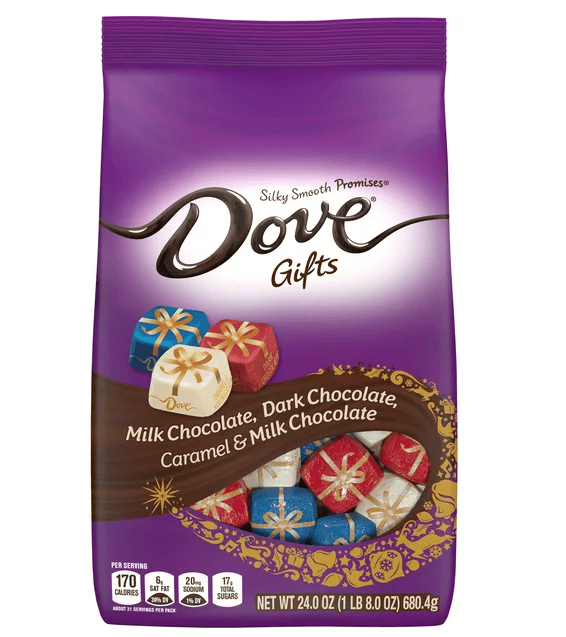 Dove Promises Christmas Stocking Stuffer Milk; Dark & Caramel Chocolate EasyOptionXY LLC