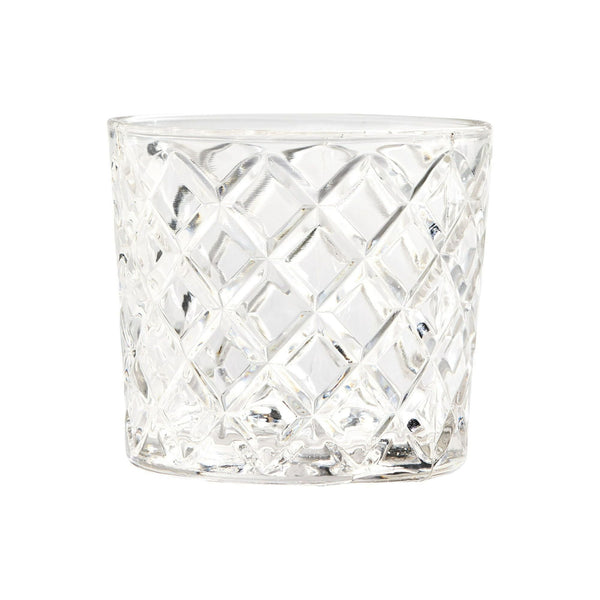 Better Homes & Gardens Clear Diamond-Cut Glass Old Fashioned Whiskey Glass Tumbler, 4 Pack EasyOptionXY LLC