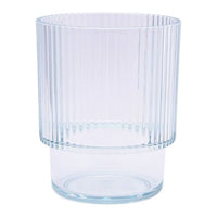 Better Homes & Gardens 14-Ounce Tritan Short Ribbed Tumbler, Clear EasyOptionXY LLC