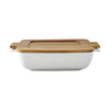 Better Homes & Gardens Ceramic Oven to Table Serveware Dish with Acacia Lid, 13.39 x 9.06 x 3.39 in EasyOptionXY LLC
