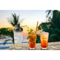 Better Homes & Gardens 23oz Stainless Steel and Glass Clear Cocktail Shaker EasyOptionXY LLC