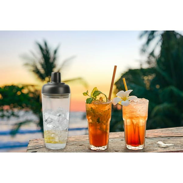 Better Homes & Gardens 23oz Stainless Steel and Glass Clear Cocktail Shaker EasyOptionXY LLC
