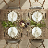 Better Homes & Gardens Jute Flower Placemat- 15"D EasyOptionXY LLC