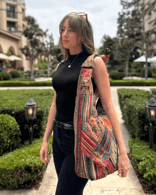 Kathmandu Collection Quilted Patchwork Hobo Bag Jupiter Gear