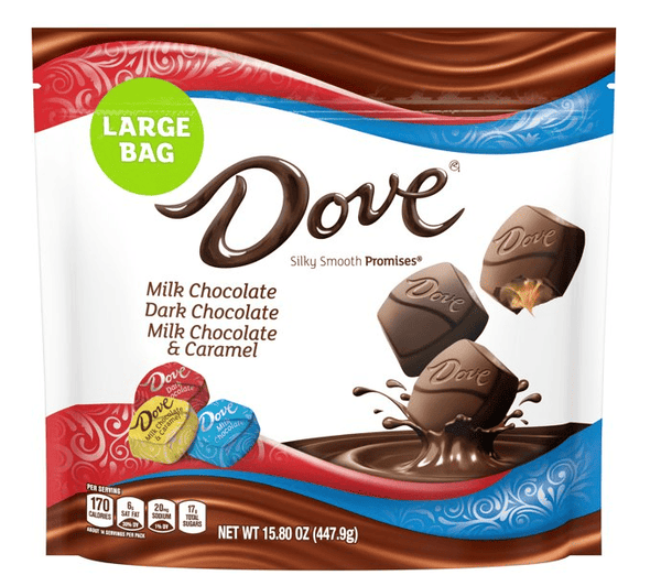 Dove Promises Variety Pack Milk and Dark Chocolate Candy - 15.8 oz Bag EasyOptionXY LLC