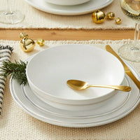 Better Homes & Gardens Gold Frost 12 Piece Stoneware Dinnerware Set EasyOptionXY LLC