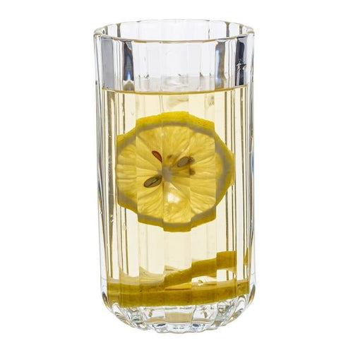 Better Homes & Gardens Clear Glass Fluted Tumbler Glass 14oz EasyOptionXY LLC