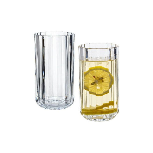 Better Homes & Gardens Clear Glass Fluted Tumbler Glass 14oz EasyOptionXY LLC