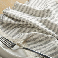 Better Homes & Garden Grid Check Square Fabric Napkin Set, Grey, 19"W x 19"L, 4 Pieces EasyOptionXY LLC