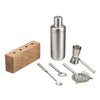 Better Homes & Gardens 7-Piece Stainless Steel Mixologist Set with Wooden Tray EasyOptionXY LLC